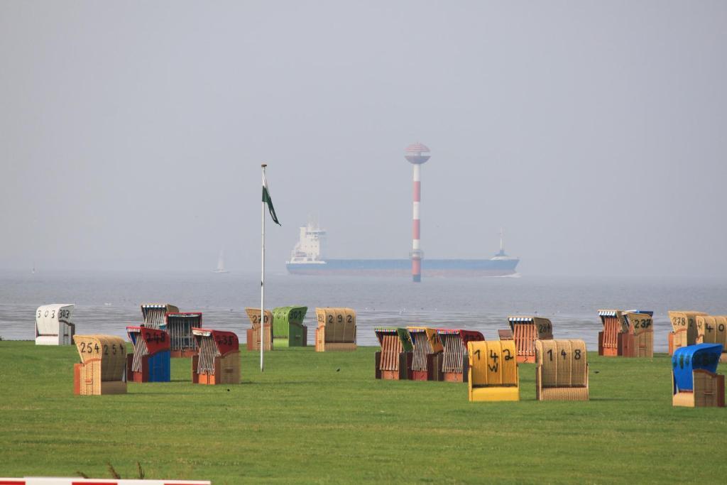 Landhaus Wremer Deel Hotel Wremen Buitenkant foto